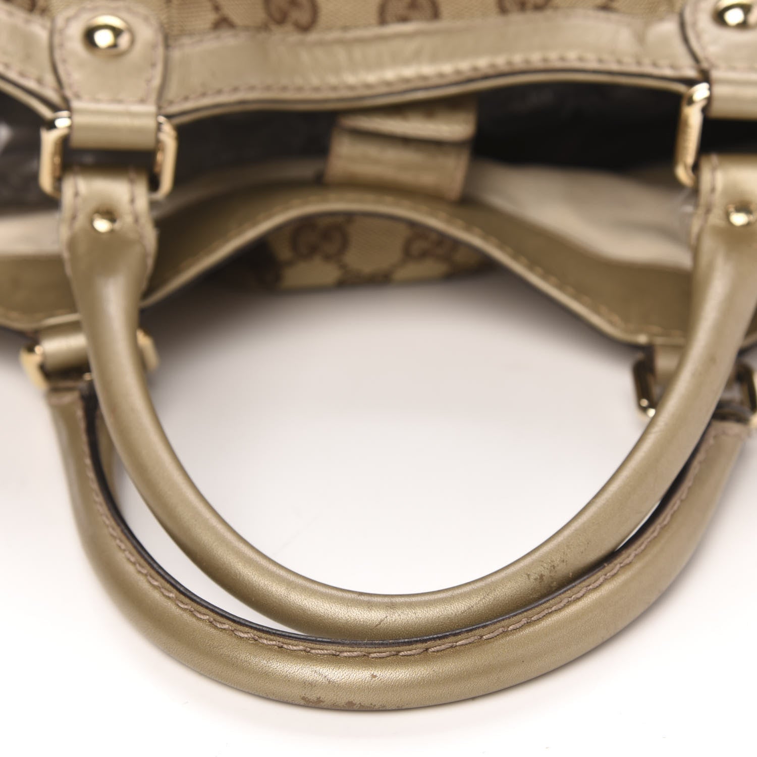 Gucci Monogram Medium Sukey Tote Champagne 8 of 14