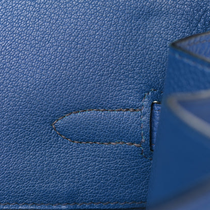 Hermes Togo Birkin 35 Bleu France 16 of 32