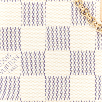 Louis Vuitton Damier Azur Pochette Milla MM 9 of 12