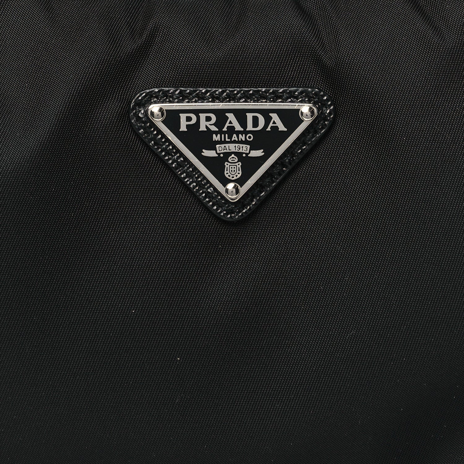 Prada Tessuto Nylon Saffiano Mini Re-Edition 2000 Bag Black 8 of 10