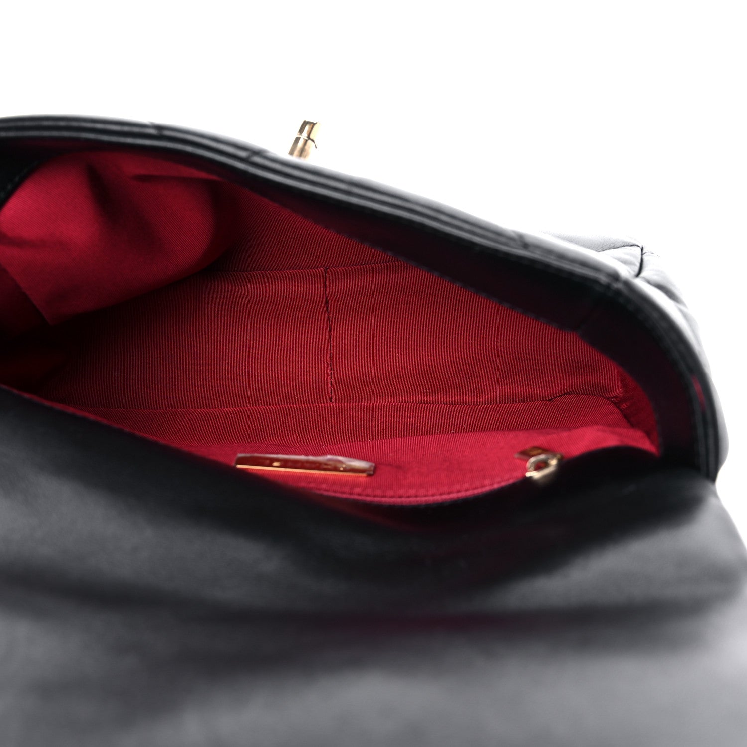 Chanel Goatskin Quilted Medium Chanel 19 Flap Black 5 of 10