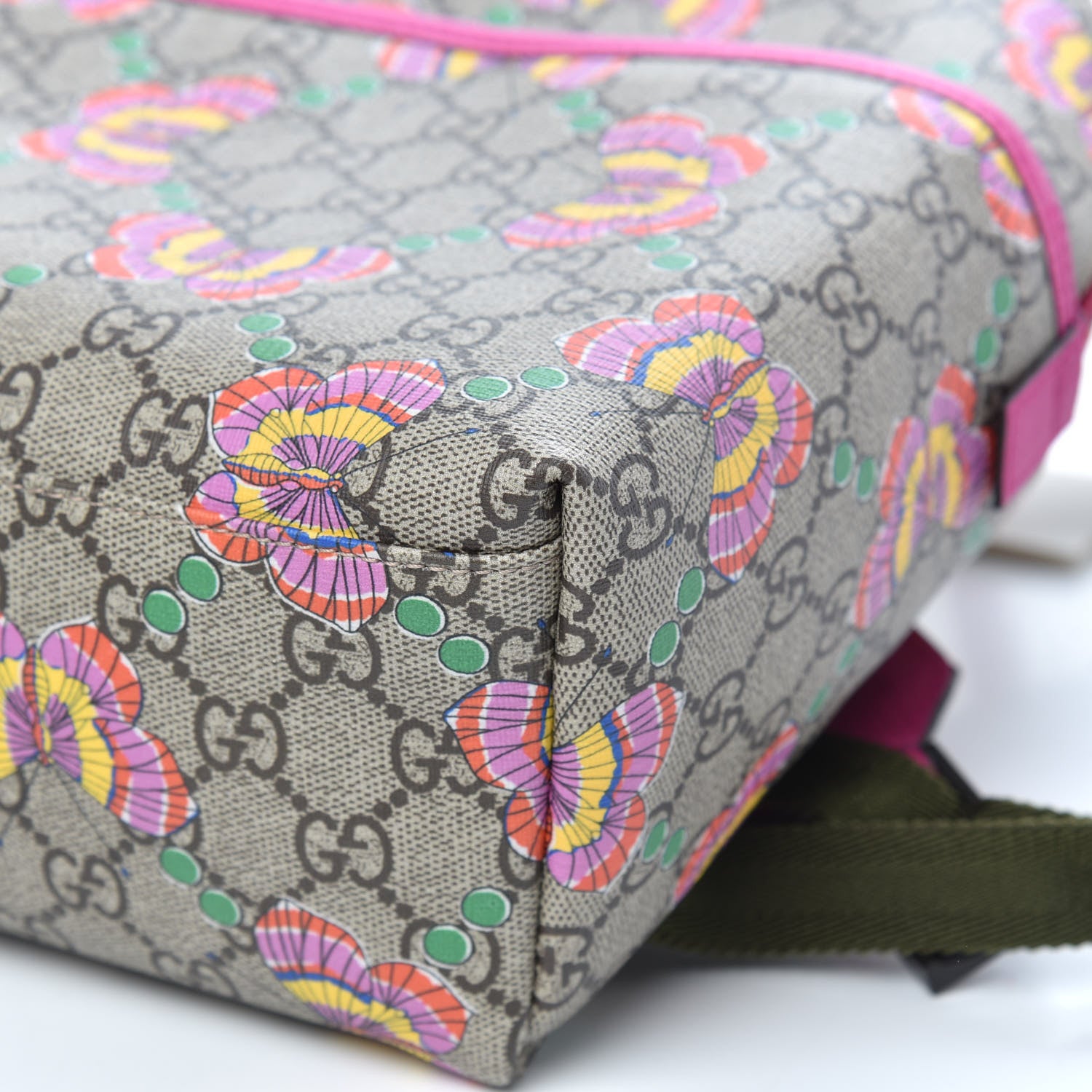 Gucci GG Supreme Monogram Childrens Butterfly Backpack 8 of 9