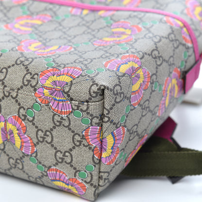 Gucci GG Supreme Monogram Childrens Butterfly Backpack 8 of 9
