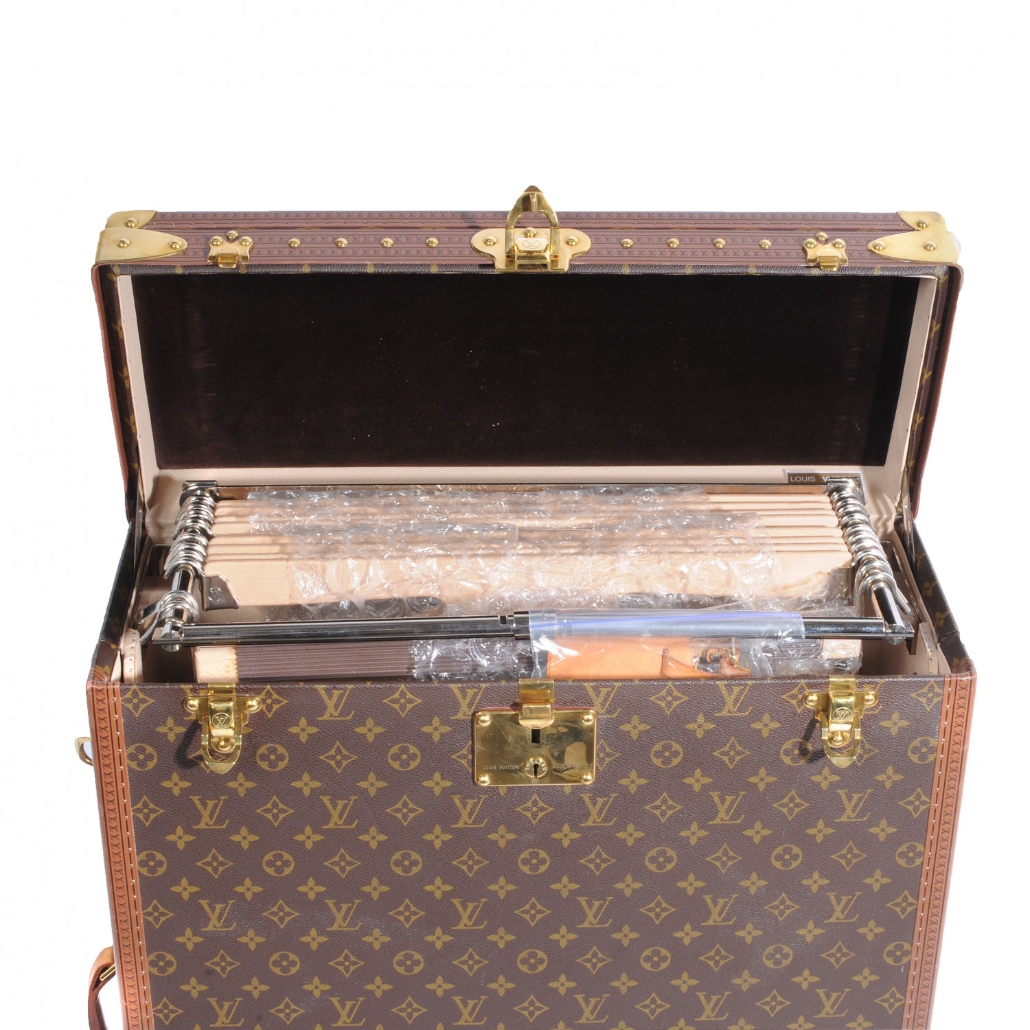 Louis Vuitton Monogram Custom Standing Wardrobe Trunk 16 of 16