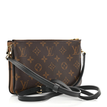 Louis Vuitton Reverse Monogram Giant Double Zip Pochette 3 of 10