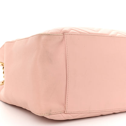 Gucci Calfskin Matelasse Medium GG Marmont Shoulder Tote Bag Perfect Pink 8 of 10
