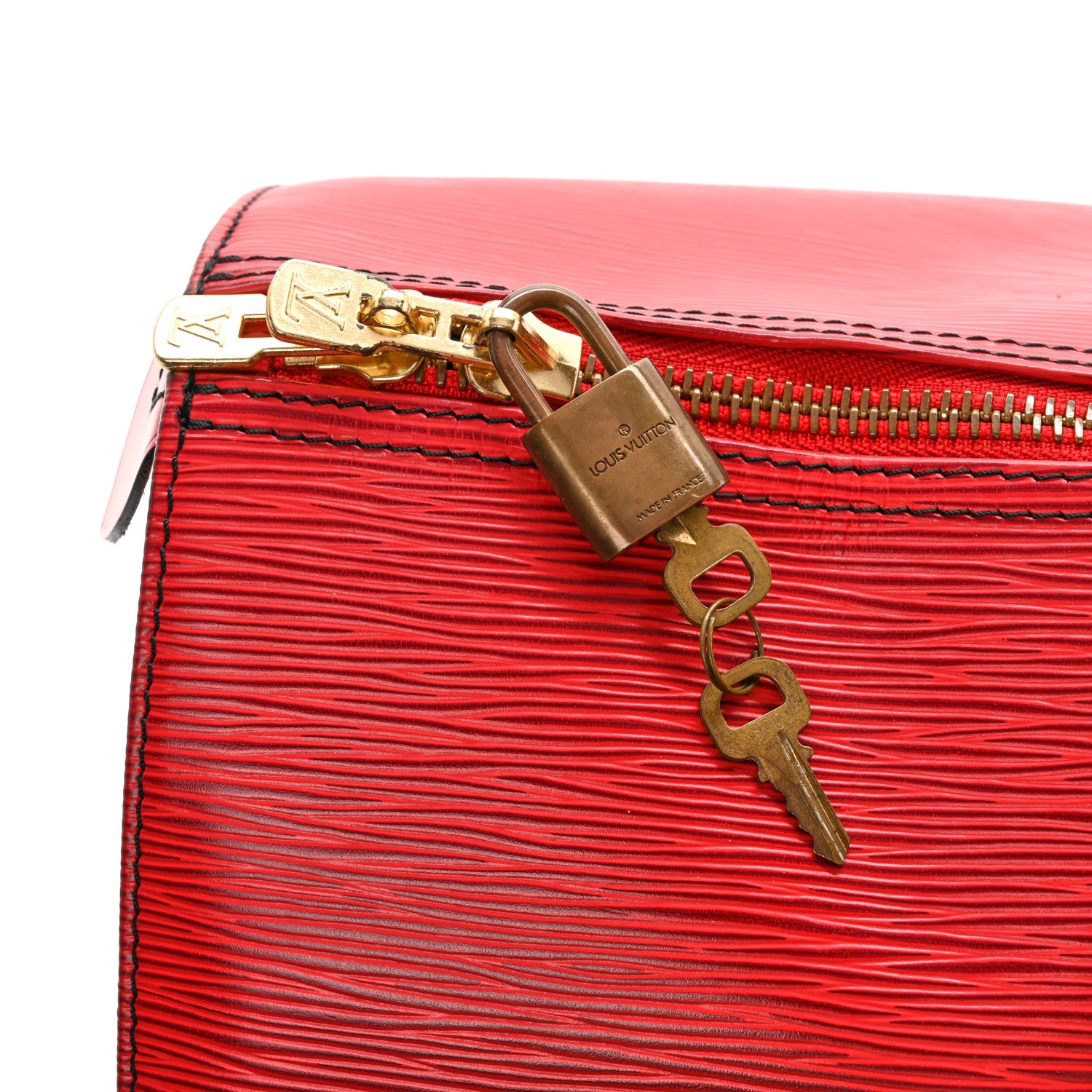 Louis Vuitton Epi Keepall 50 Castillan Red 12 of 12