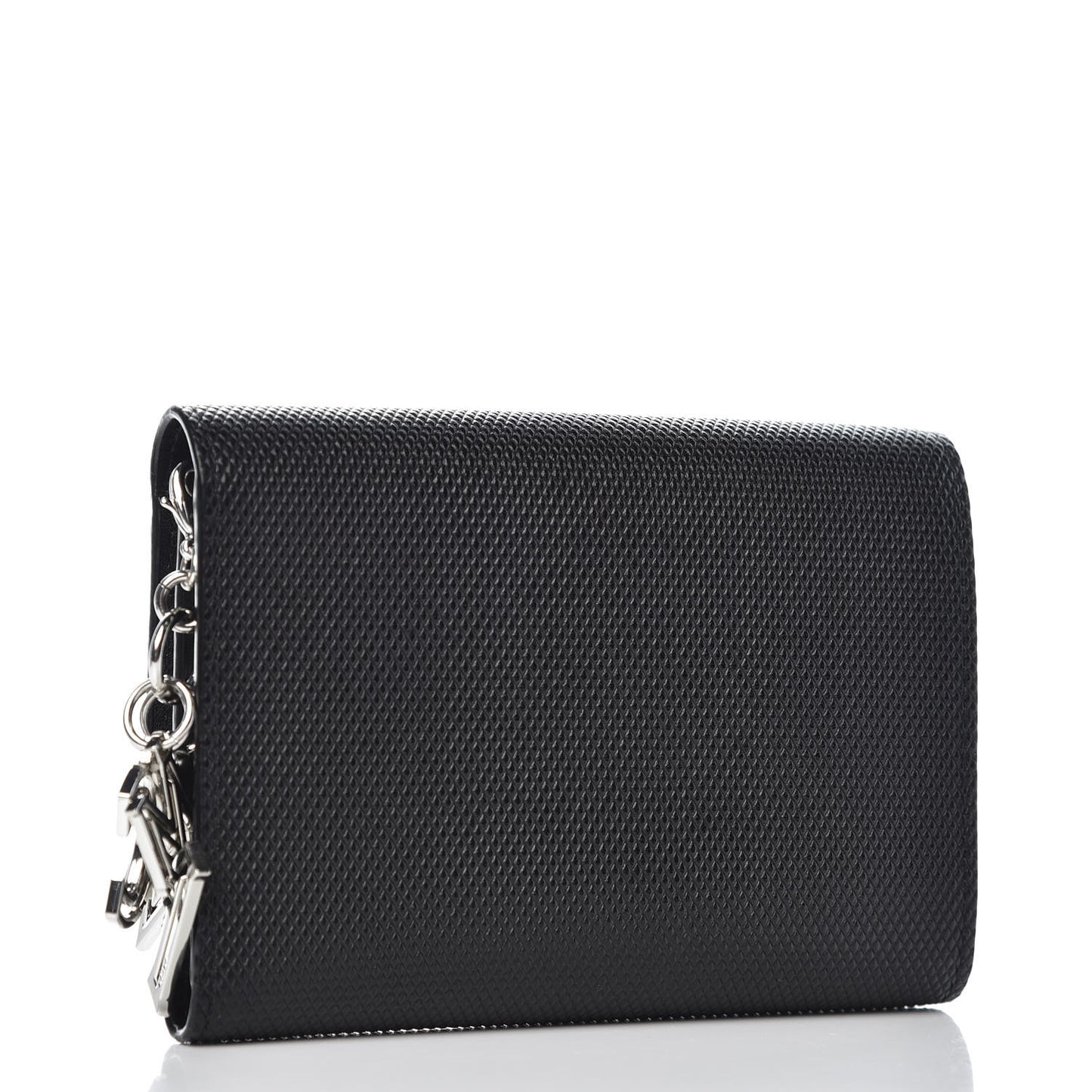 Saffiano Tri-Fold Wallet Black