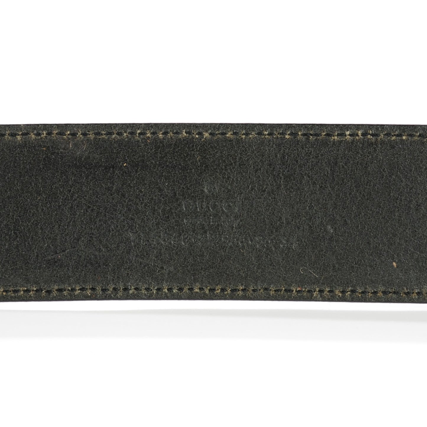 Calfskin Bamboo Interlocking G Belt 85 34 Black