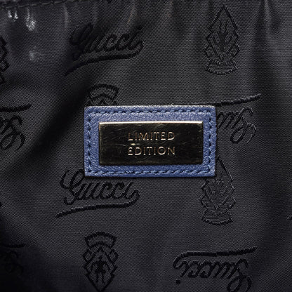 Gucci Guccissima Large Carry On Duffle Blue 8 of 10