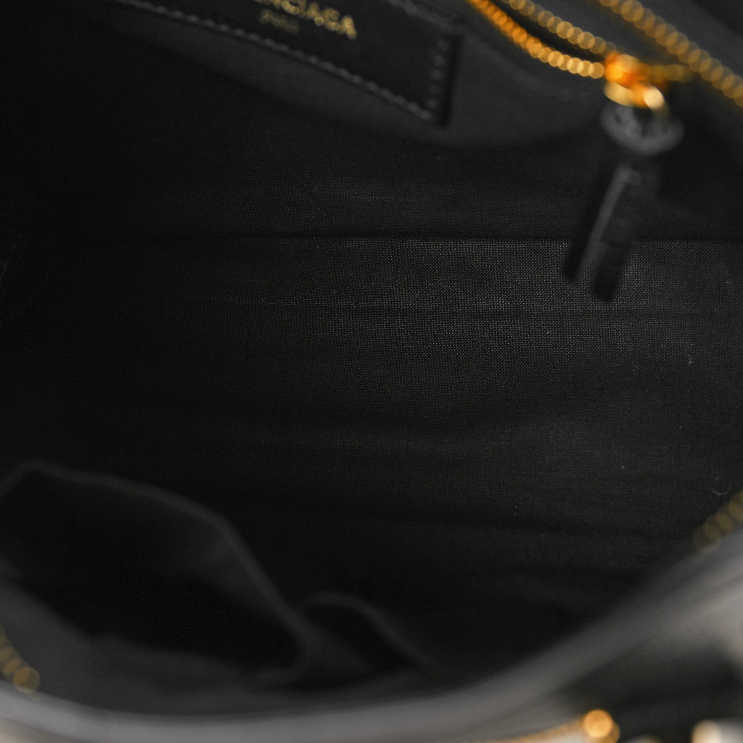 Balenciaga Chevre Gold Metallic Edge Hardware S City Black 6 of 11