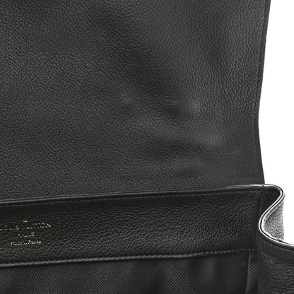 Louis Vuitton Calfskin Lockme MM Black 7 of 14