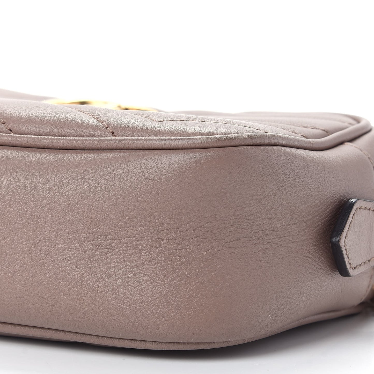 Calfskin Matelasse Mini GG Marmont Chain Shoulder Bag Porcelain Rose
