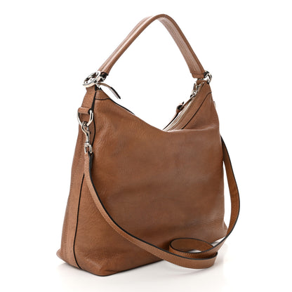 Gucci Pebbled Calfskin Small Miss GG Hobo Old Naturale 3 of 10