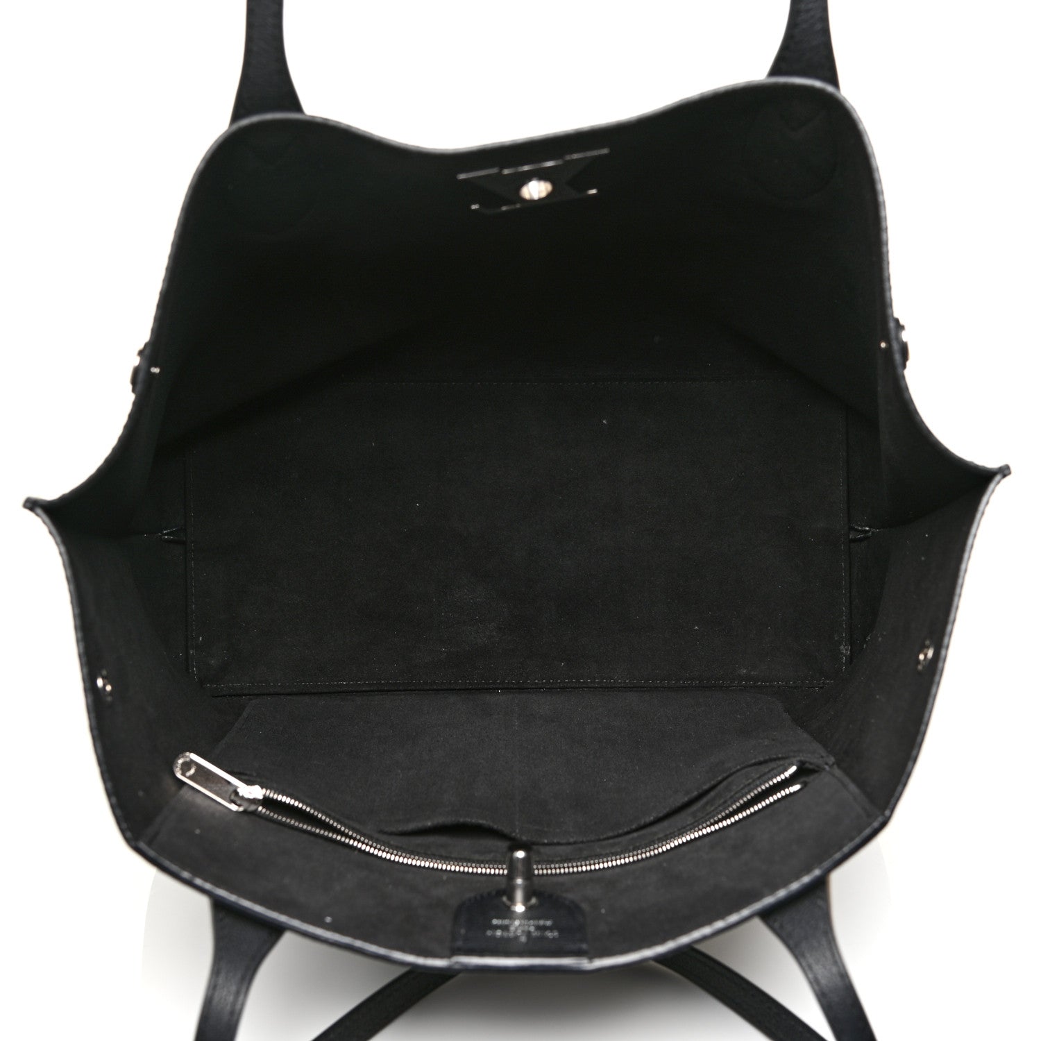 Louis Vuitton Calfskin Lockme Go Tote Black 5 of 20