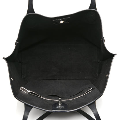 Louis Vuitton Calfskin Lockme Go Tote Black 5 of 20