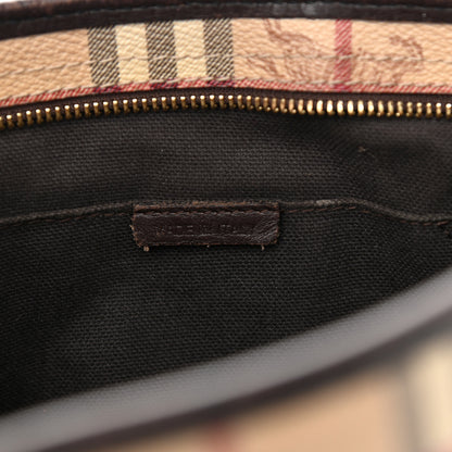 Burberry Haymarket Check Medium Regent Tote Chocolate 7 of 19