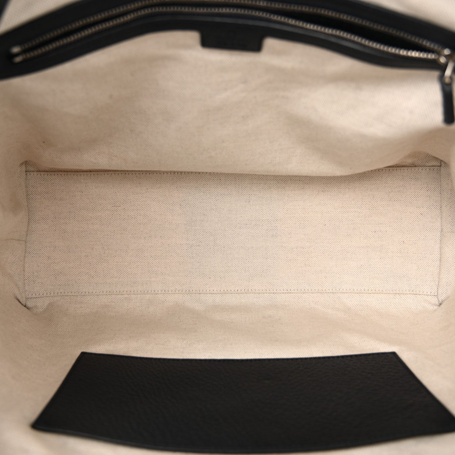 Gucci GG Supreme Monogram Textured Calfskin Web Medium Ophidia Shopping Tote Beige Blue 5 of 10