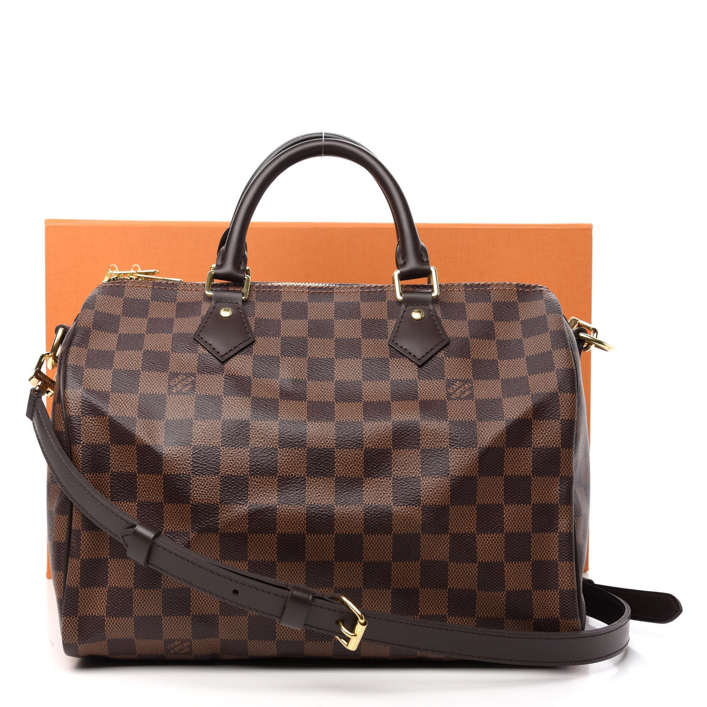 Damier Ebene Speedy Bandouliere 30