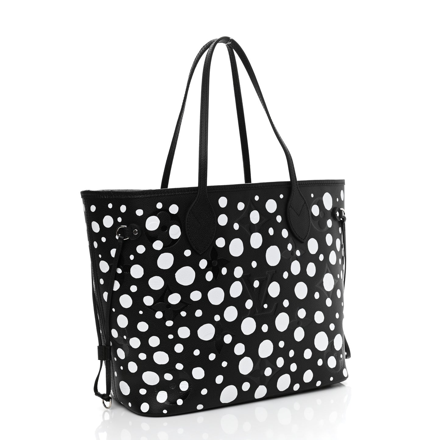 LV X YK Empreinte Neverfull MM Black White