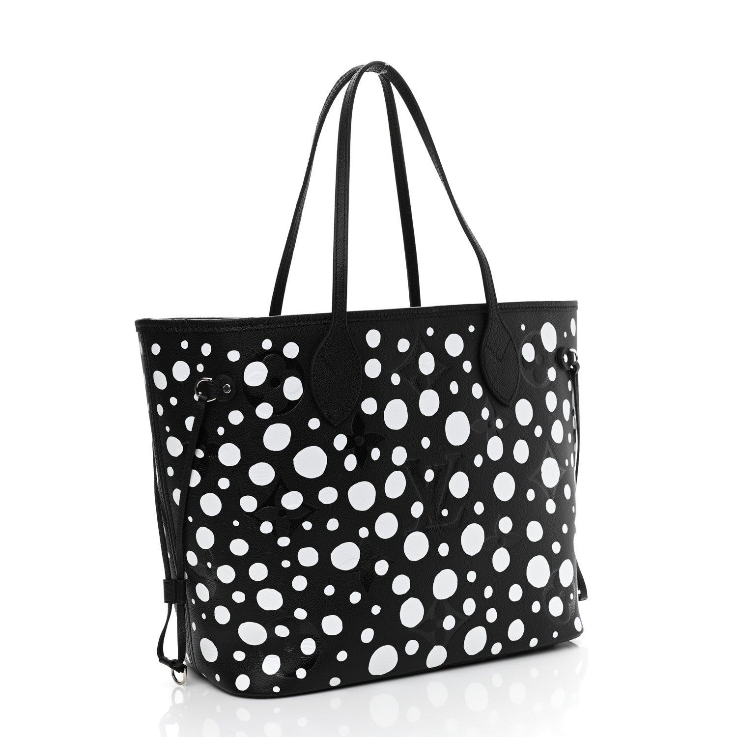 Louis Vuitton LV X YK Empreinte Neverfull MM Black White 3 of 11