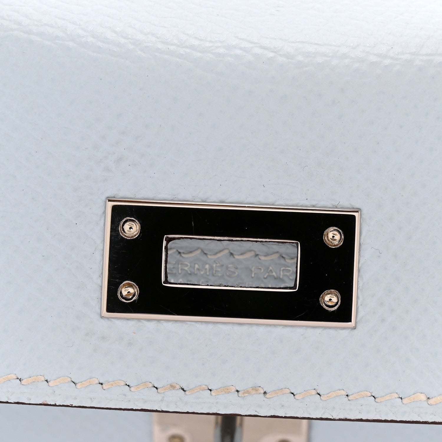 Hermes Epsom Mini Kelly Sellier 20 Bleu Brume Vert Jade Gold 11 of 13