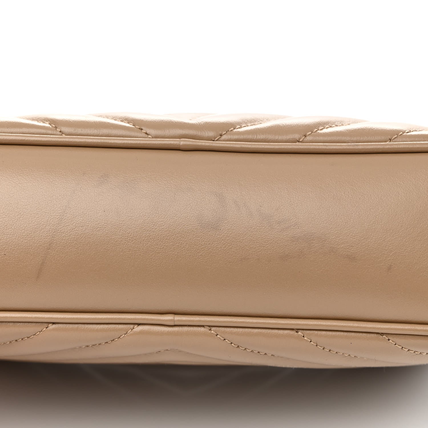 Saint Laurent Calfskin Matelasse Monogram Lou Camera Bag Dark Beige 11 of 17