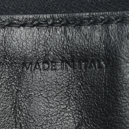 Celine Calfskin Quilted C Charm Pouch Black 6 of 7