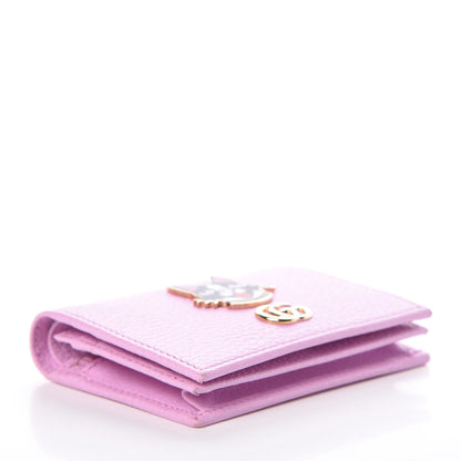 Gucci Dollar Calfskin Bosco Card Case Wallet Malva 4 of 7