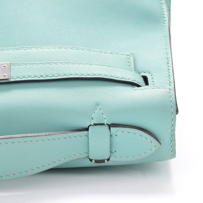 Hermes Swift Kelly Pochette Clutch Bleu Atoll 27 of 30
