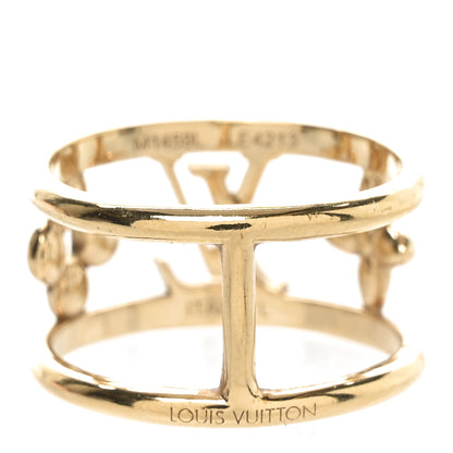 Louis Vuitton Metal LV Iconic Ring L 49/5 Gold 4 of 5
