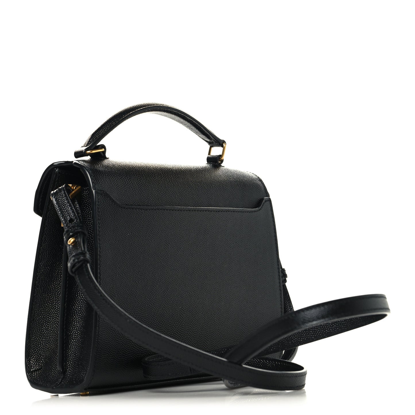 Grain de Poudre Mini Classic Monogram Cassandra Top Handle Black