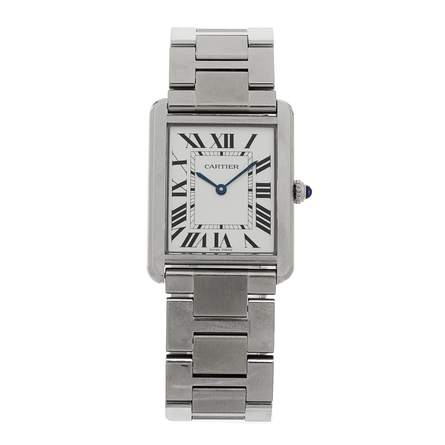 Cartier Stainless Steel 27mm Tank Solo Quartz Watch 1 of 5