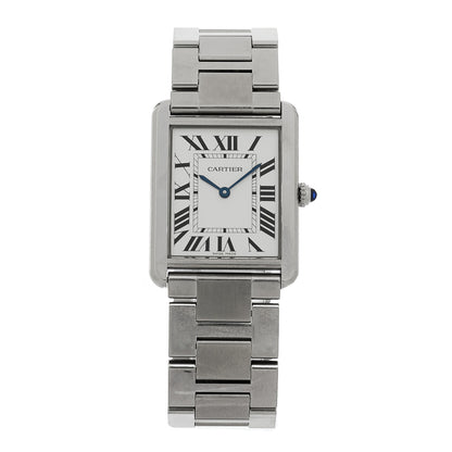 Cartier Stainless Steel 27mm Tank Solo Quartz Watch 1 of 5