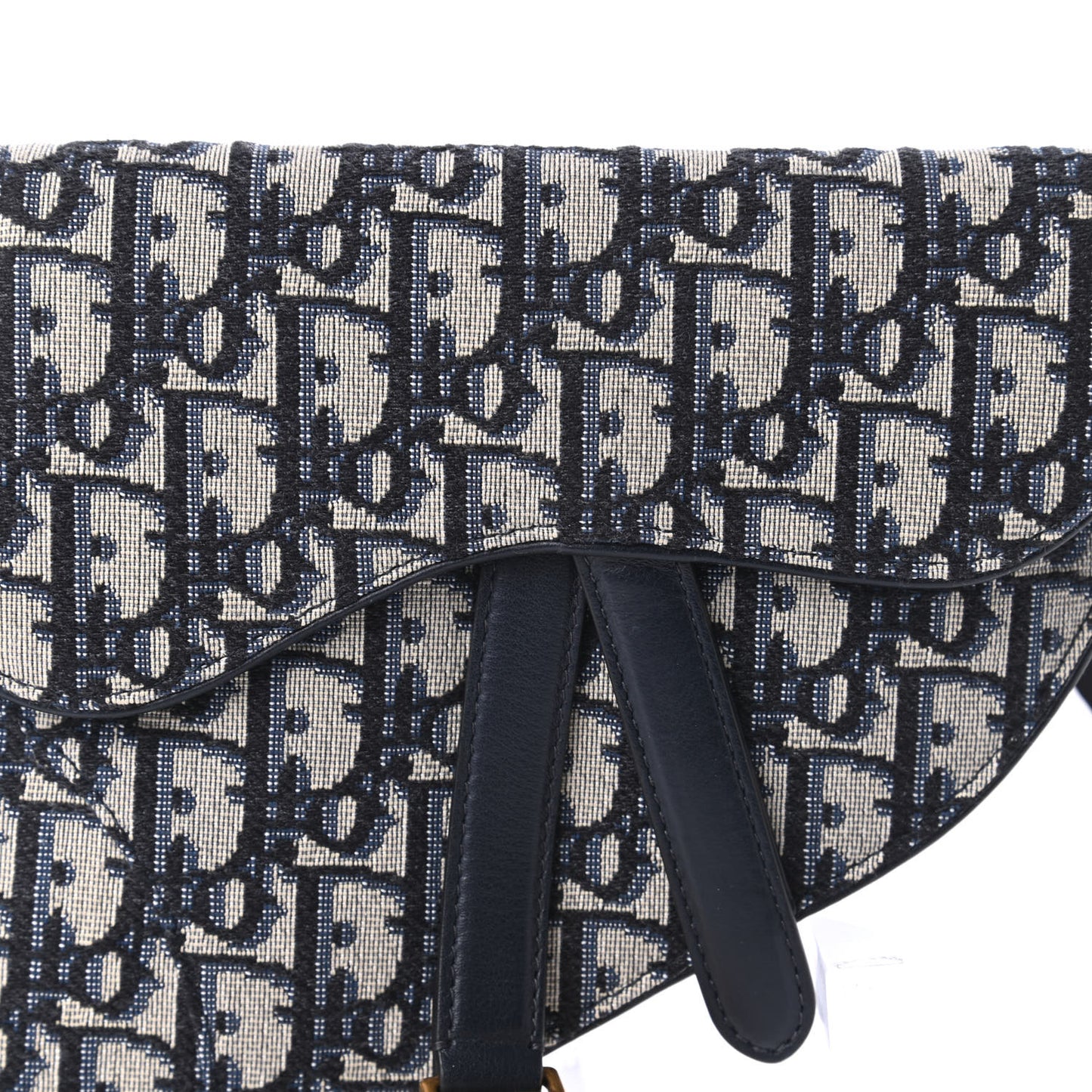 Oblique Saddle Belt Bag Blue