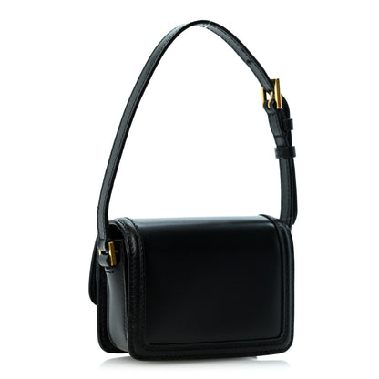 Saint Laurent Smooth Calfskin Micro Solferino Satchel Black 2 of 9