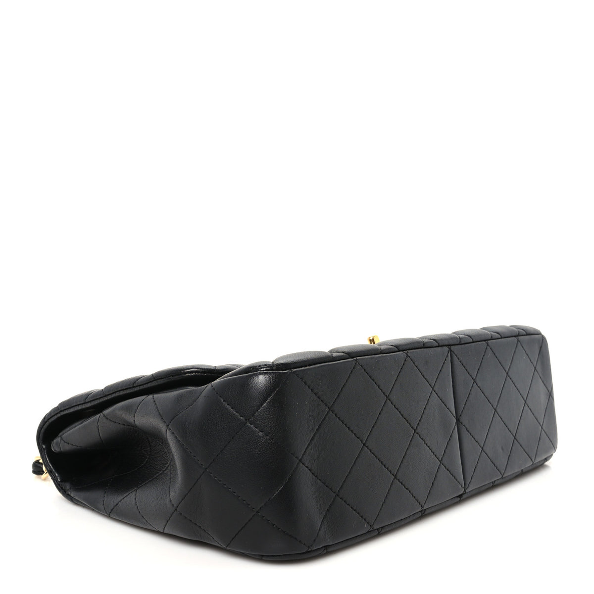 Chanel Lambskin Quilted Jumbo Single Flap Black 3 of 10
