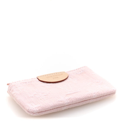 Louis Vuitton Monogram Denim Key Pouch Washed Pink 4 of 7
