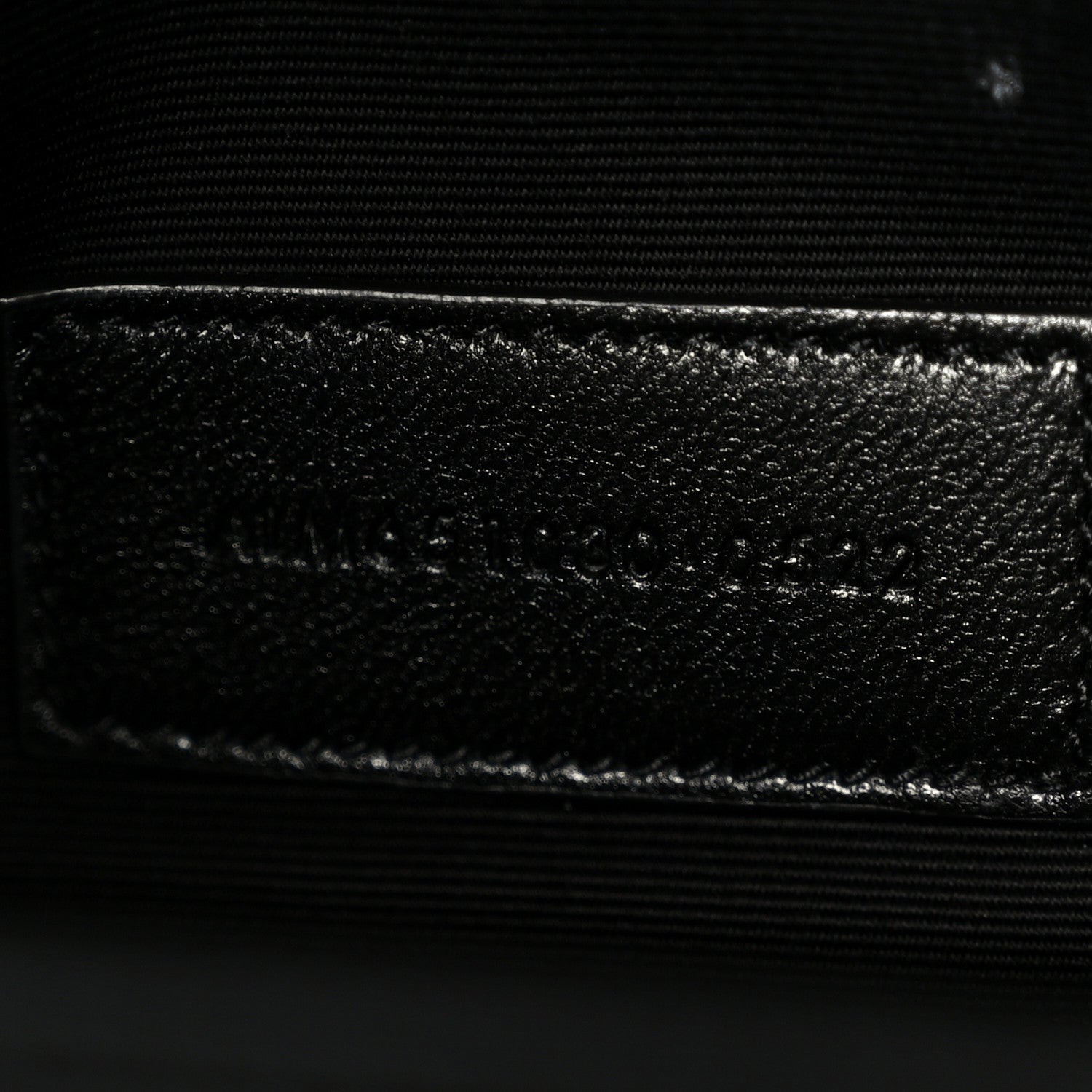 Saint Laurent Grain De Poudre Textured Mixed Matelasse Triquilt Monogram Clutch Black 7 of 9