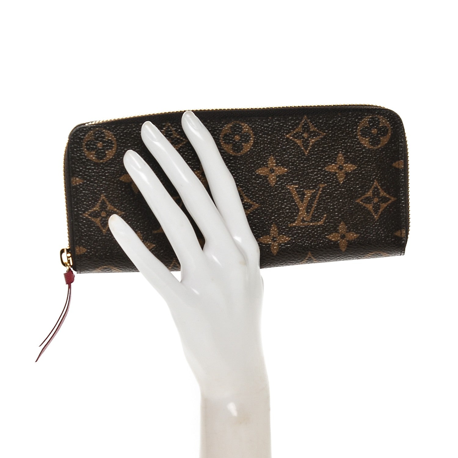Louis Vuitton Monogram Clemence Wallet Fuchsia 2 of 6