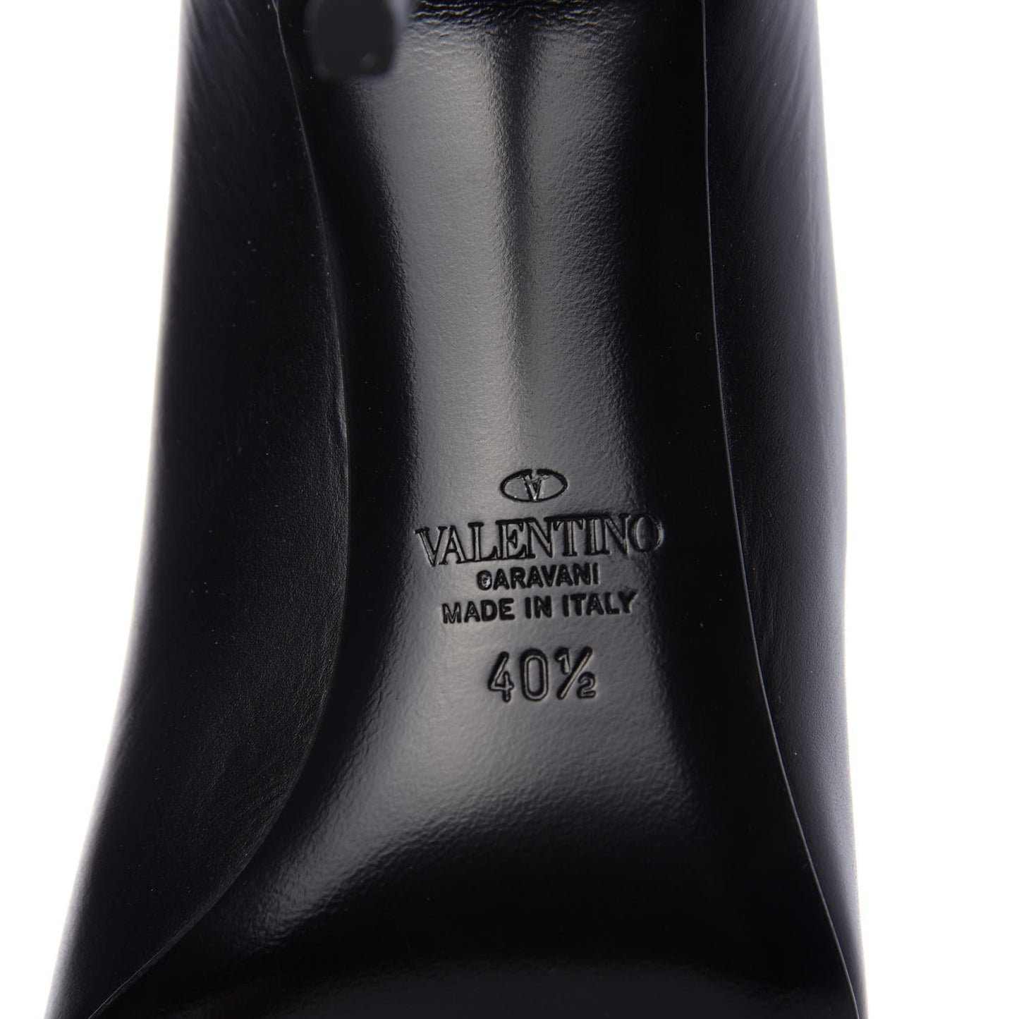 Calfskin Vlogo Signature 80mm Pumps 40.5 Black