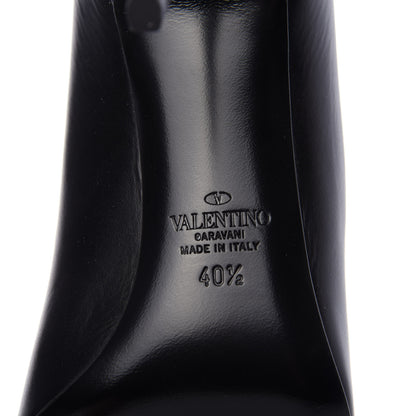 Valentino Garavani Calfskin Vlogo Signature 80mm Pumps 40.5 Black 7 of 8