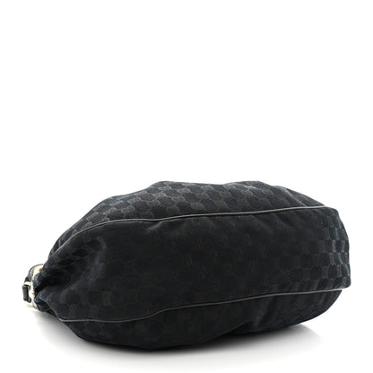 Gucci Monogram Medium Sukey Hobo Black 4 of 16