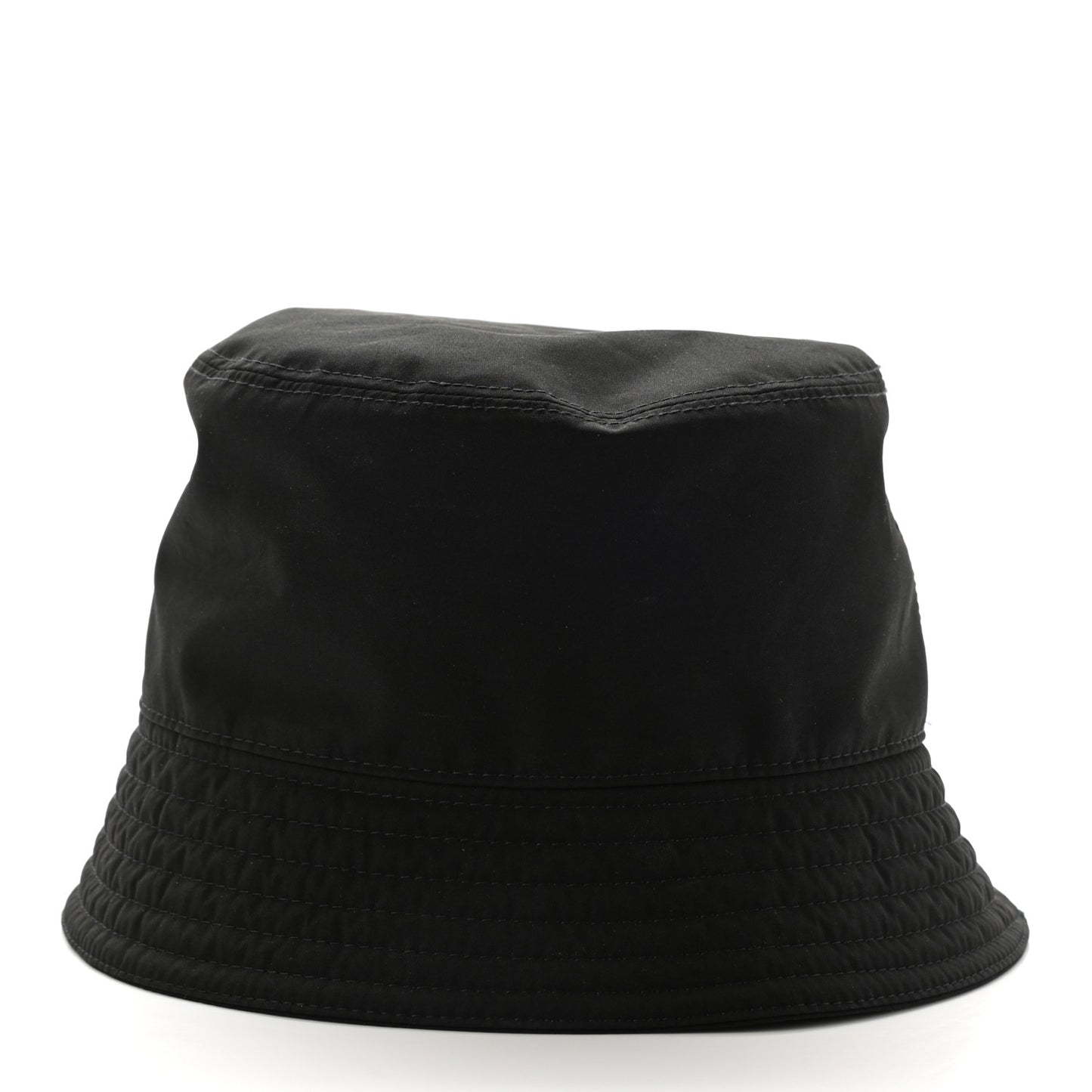 Technical Nylon Linea Rossa Bucket Hat M Black
