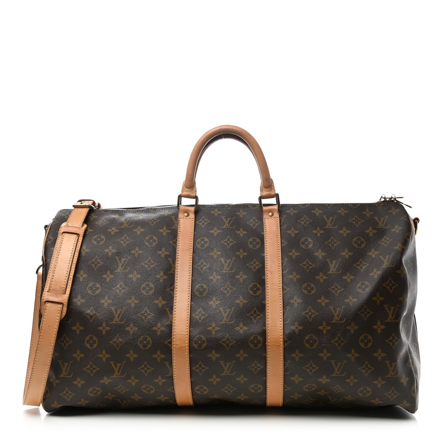 Louis Vuitton Monogram Keepall Bandouliere 55 1 of 19