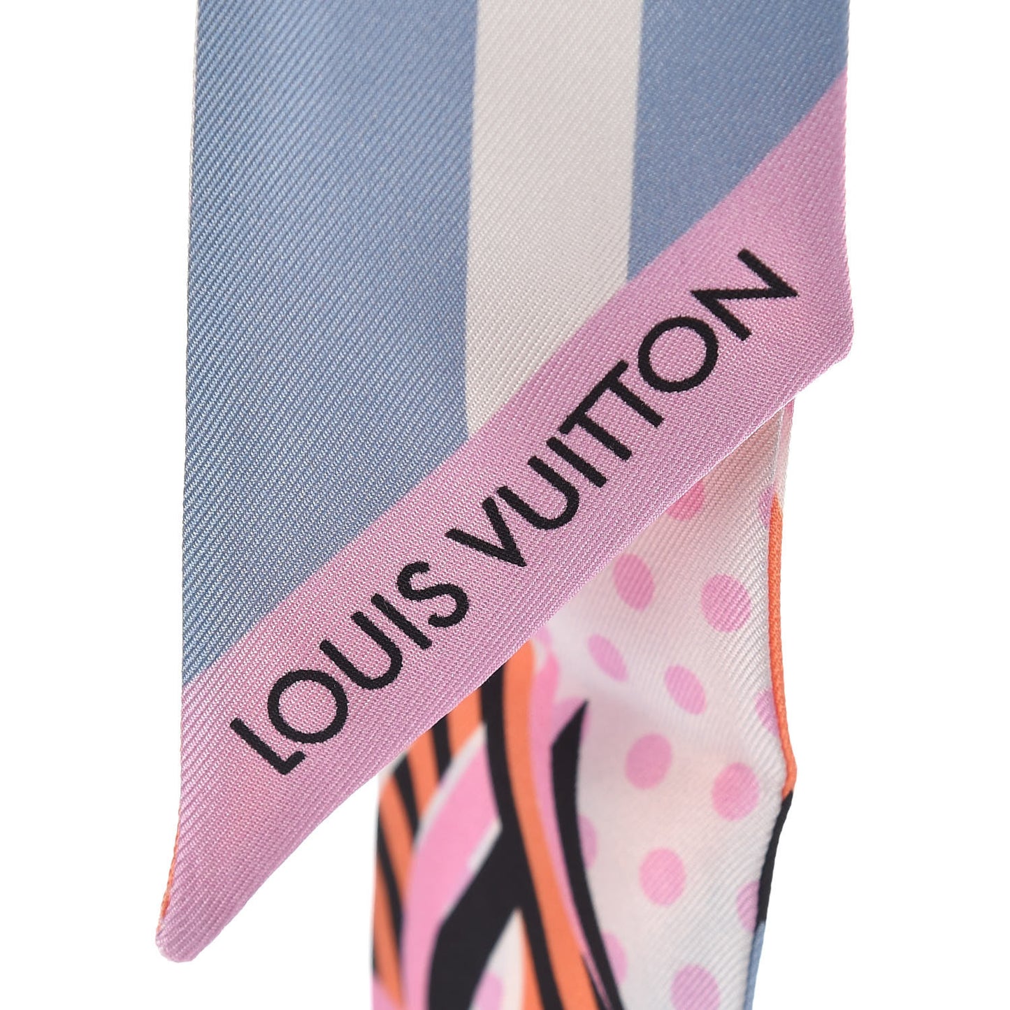 Silk Pop Monogram BB Bandeau Blue