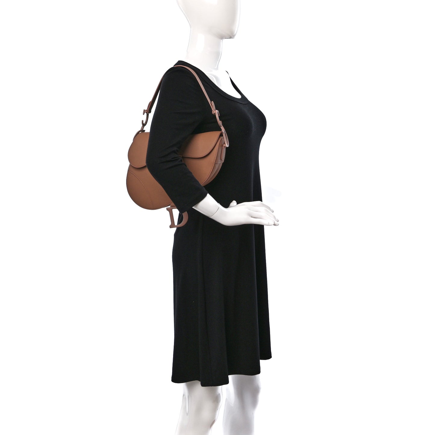 Ultra Matte Calfskin Saddle Bag Blush