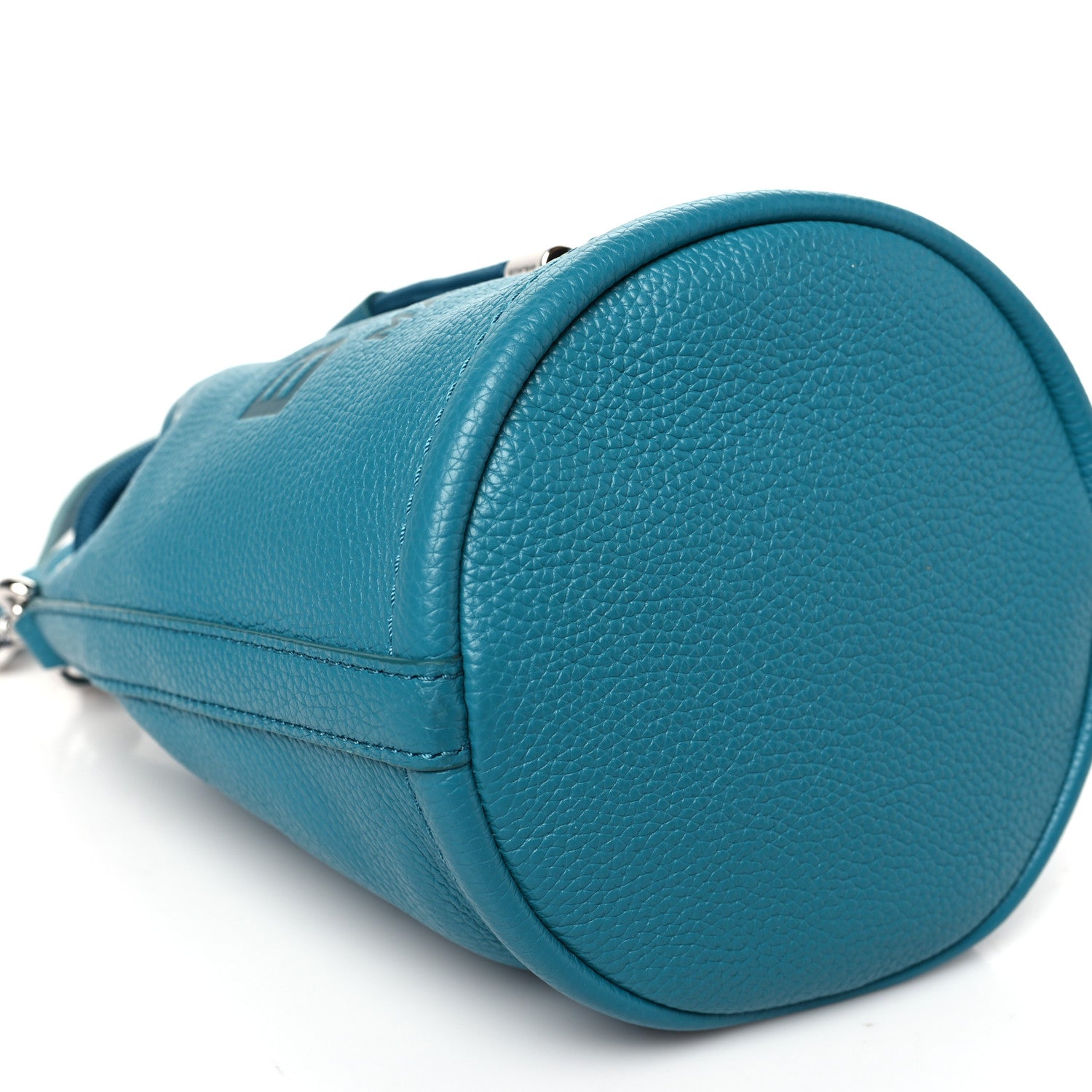 Marc Jacobs Grained Calfskin Mini The Bucket Bag Harbor Blue 10 of 11