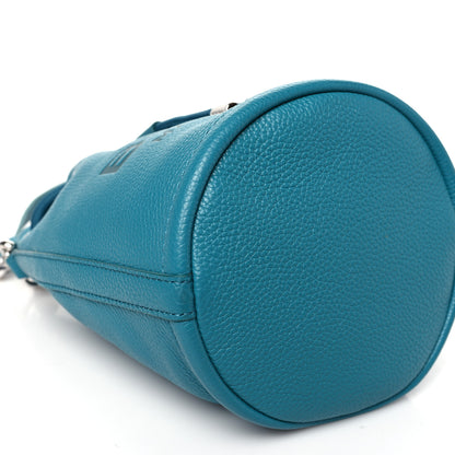 Marc Jacobs Grained Calfskin Mini The Bucket Bag Harbor Blue 10 of 11
