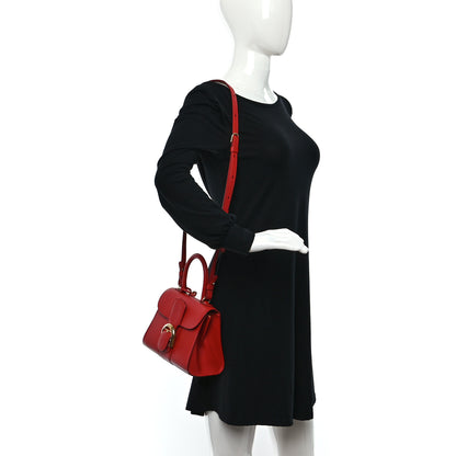 Delvaux Box Calfskin Mini Brillant Satchel Red 2 of 9
